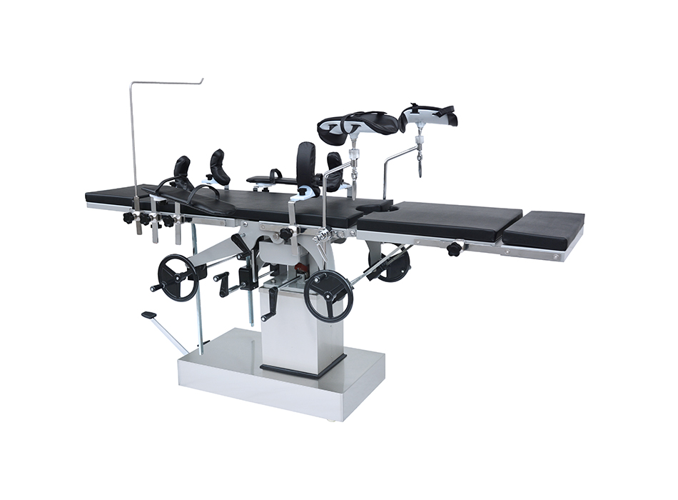 Table d'opération hydraulique en acier inoxydable YGS3001