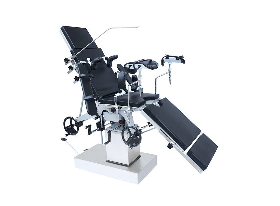 Table d'opération hydraulique en acier inoxydable YGS3001
