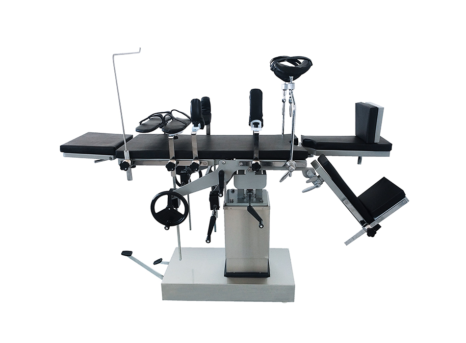 Table d'opération hydraulique en acier inoxydable YGS3001